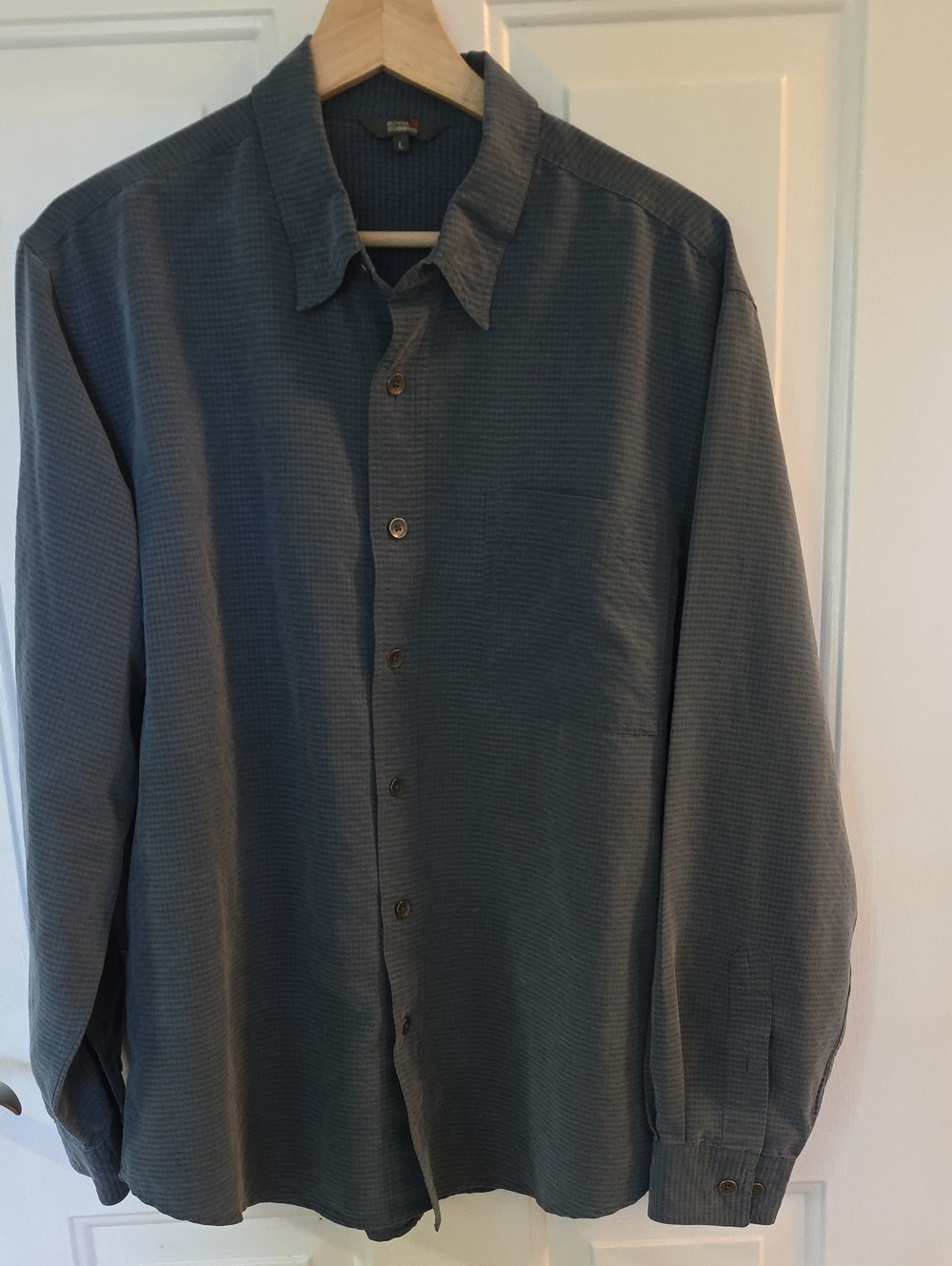 Royal Robbins Men's Long-Sleeve Button-Up Shirt - Gray